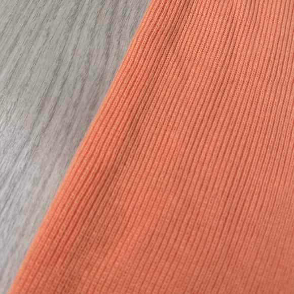 Orange V-Neck Sleeve Pullover Sweater Vest - Picture 3 of 16